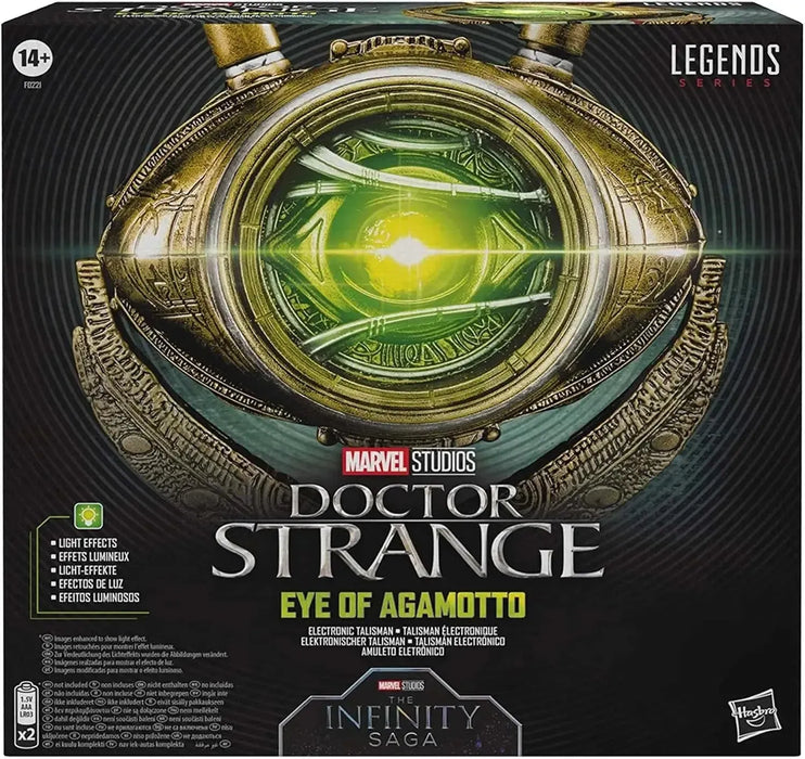 Marvel - Doctor Strange Eye of Agamotto Electronic Talisman Prop Replica (9.02") - Marvel Legends Series