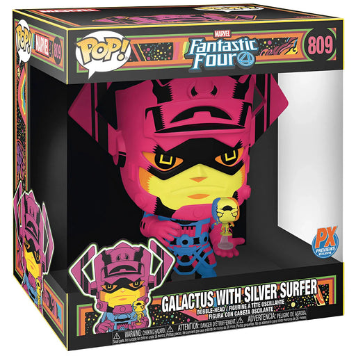 Marvel: Fantastic Four - Jumbo Galactus with Silver Surfer Bobble-Head Figure (10") - Funko - Pop! Series (809), PREVIEWS Exclusive