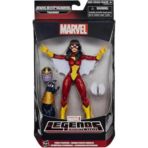Marvel - Fierce Fighters Spider-Woman Action Figure (6") - Hasbro - Marvel Legends Infinite Series [Build a Figure: Thanos]