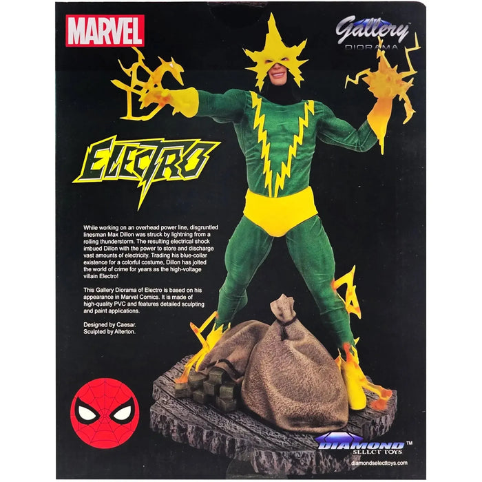 Marvel Gallery - Electro PVC Statue (10.25") - Diamond Select Toys - 90's Version