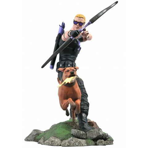 Marvel Gallery - Hawkeye & Pizza Dog PVC Figure Statue (9.75