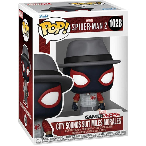Marvel Gamerverse [Spider-Man 2] - City Sounds Suit Miles Morales Bobble-Head Figure (5") - Funko - Pop! Games Series (1028) - (2024)