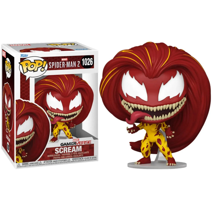 Marvel Gamerverse [Spider-Man 2] - Scream Bobble-Head Figure (4") - Funko - Pop! Series (#1026) - (2024)