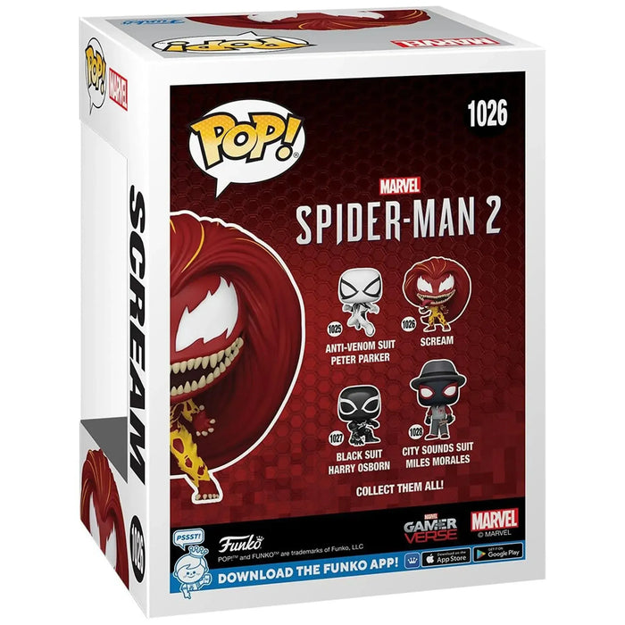 Marvel Gamerverse [Spider-Man 2] - Scream Bobble-Head Figure (4") - Funko - Pop! Series (#1026) - (2024)