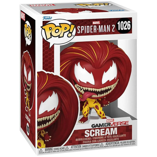 Marvel Gamerverse [Spider-Man 2] - Scream Bobble-Head Figure (4") - Funko - Pop! Series (#1026) - (2024)