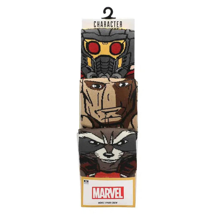 Marvel: Guardians of the Galaxy - Characters Crew Socks (3 Pairs) - Bioworld