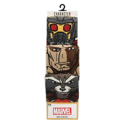 Marvel: Guardians of the Galaxy - Characters Crew Socks (3 Pairs) - Bioworld