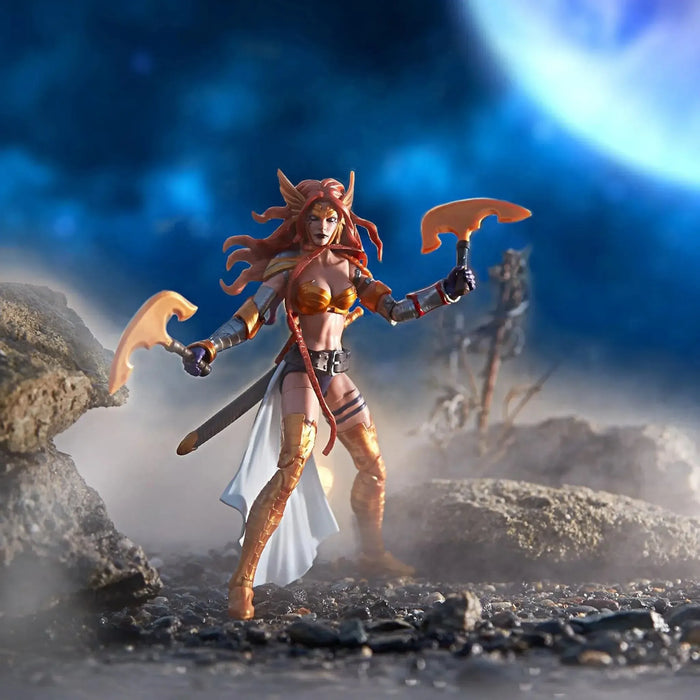 Marvel [Guardians of the Galaxy] - Marvel's Angela Action Figure (6") - Hasbro - Marvel Legends Series [Build-A-Figure: Marvel's Titus] - (2016)
