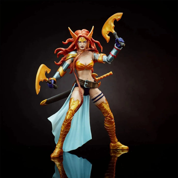 Marvel [Guardians of the Galaxy] - Marvel's Angela Action Figure (6") - Hasbro - Marvel Legends Series [Build-A-Figure: Marvel's Titus] - (2016)