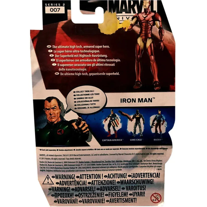 Marvel - Iron Man Action Figure (4") - Hasbro - Marvel Universe Series 2 (007)