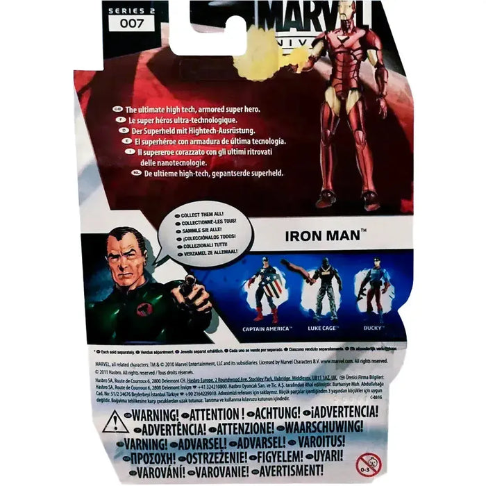 Marvel - Iron Man Action Figure (4") - Hasbro - Marvel Universe Series 2 (007)