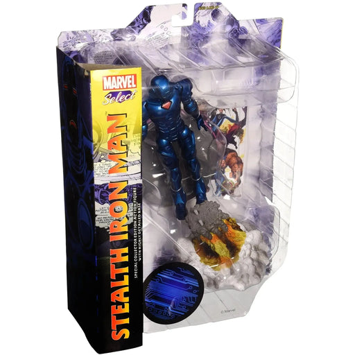 Marvel [Iron Man] - Stealth Iron Man Action Figure (7") - Diamond Select Toys - Marvel Select Series - (2021)