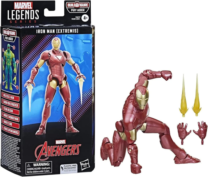Marvel Legends Series - Iron Man (Extremis) Classic Comic Collectible 6 Inch Action Figure, 4+ Years - Hasbro | F6617