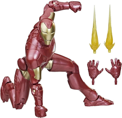 Marvel Legends Series - Iron Man (Extremis) Classic Comic Collectible 6 Inch Action Figure, 4+ Years - Hasbro | F6617 - Image 1