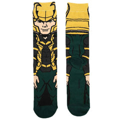 Marvel: Loki - Character Crew Socks - Bioworld - Animigos Series