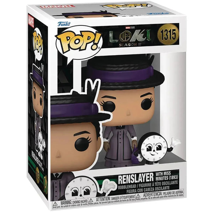 Marvel [Loki: Season 2] - Ravonna Renslayer Bobble-Head Figure & Miss Minutes Figure - Funko - Pop! Series (1315)