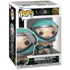 Marvel [Loki: Season 2] - TVA Temporal Core Suit Mobius Bobble-Head Figure (3.75") - Funko - Pop! Series (1313)