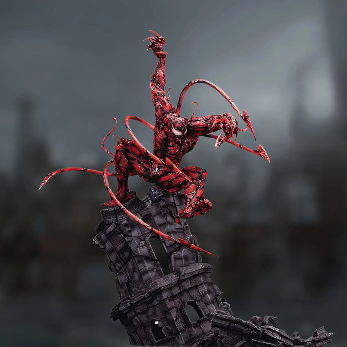Marvel [Maximum Carnage] - Carnage on Rubble Statue Figure (23.62") - Kotobukiya - Fine Art Series
