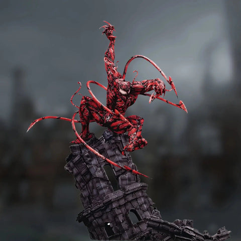 Marvel [Maximum Carnage] - Carnage on Rubble Statue Figure (23.62