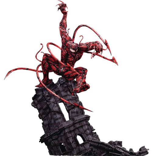 Marvel [Maximum Carnage] - Carnage on Rubble Statue Figure (23.62") - Kotobukiya - Fine Art Series
