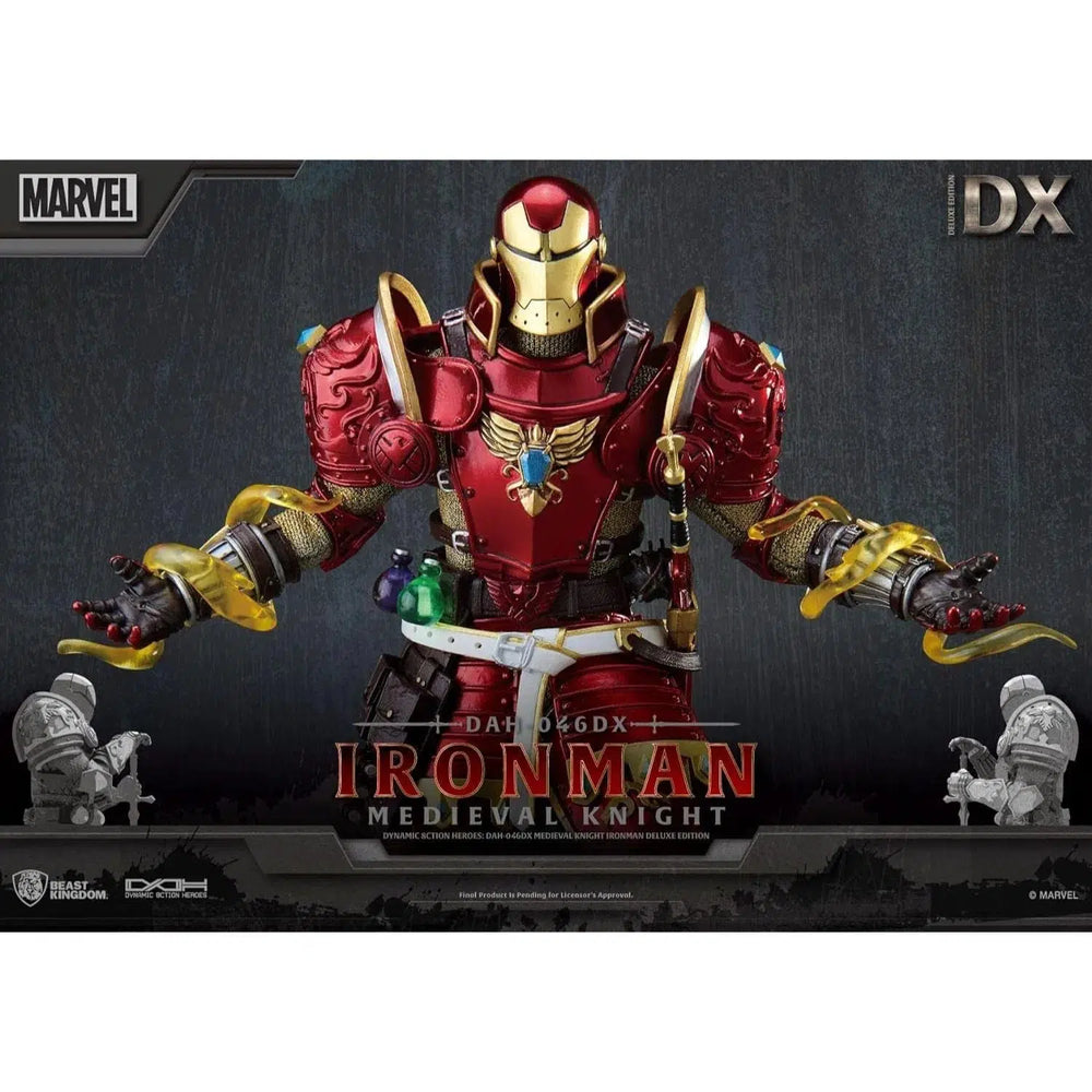 Marvel - Medieval Knight Iron Man Figure (Deluxe Version) - Beast Kingdom - Dynamic 8ction Heroes Series (DAH-046DX)