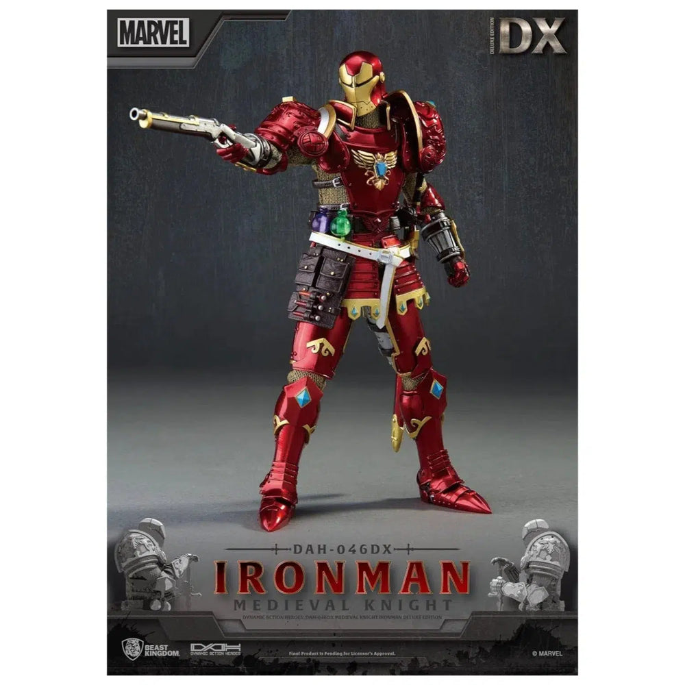 Marvel - Medieval Knight Iron Man Figure (Deluxe Version) - Beast Kingdom - Dynamic 8ction Heroes Series (DAH-046DX)