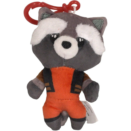 Marvel - Rocket Raccoon Plush Dangler Clip-On Keychain (4") - Bullsitoy