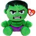 Marvel - Small The Hulk Plush (8") - Ty - Beanie Babies Series