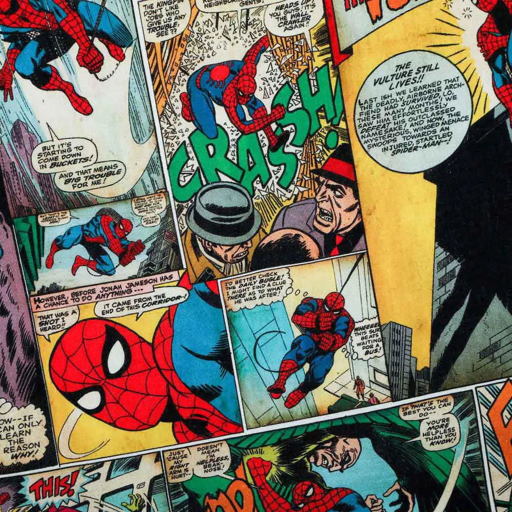 Marvel: Spider-Man - 2-Piece Retro Comic Book Kitchen Gift Set - Bioworld - Tea Towel & Hot Pad