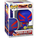 Marvel Spider-Man: Across The Spider-Verse - Spider-Man 2099 Figure (#1267, Glows in the Dark) - Funko - Pop! Series