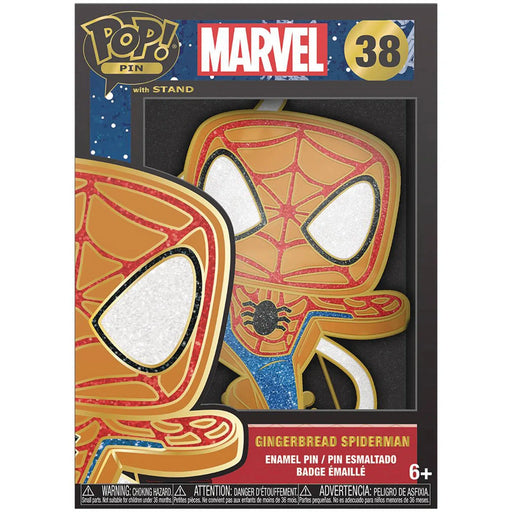 Marvel: Spider-Man - Christmas Gingerbread Spider-Man Pin Badge with Stand (Enamel)