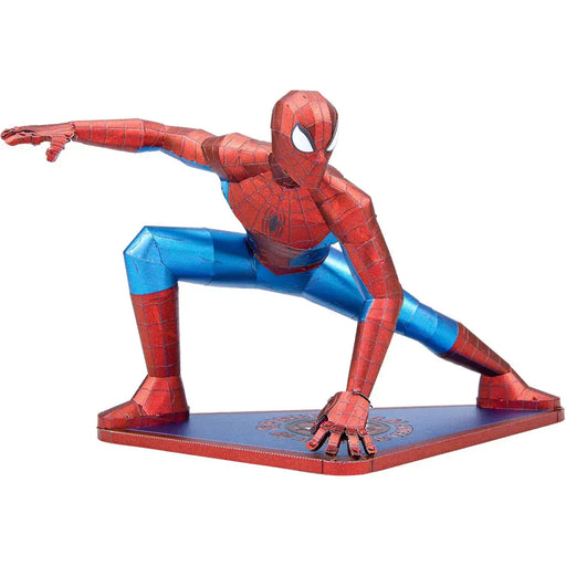 Marvel - Spider-Man Figure Model Kit (Steel, Moderate Difficulty) - Fascinations - Metal Earth Series, Spider-Man 60th Anniversary Edition
