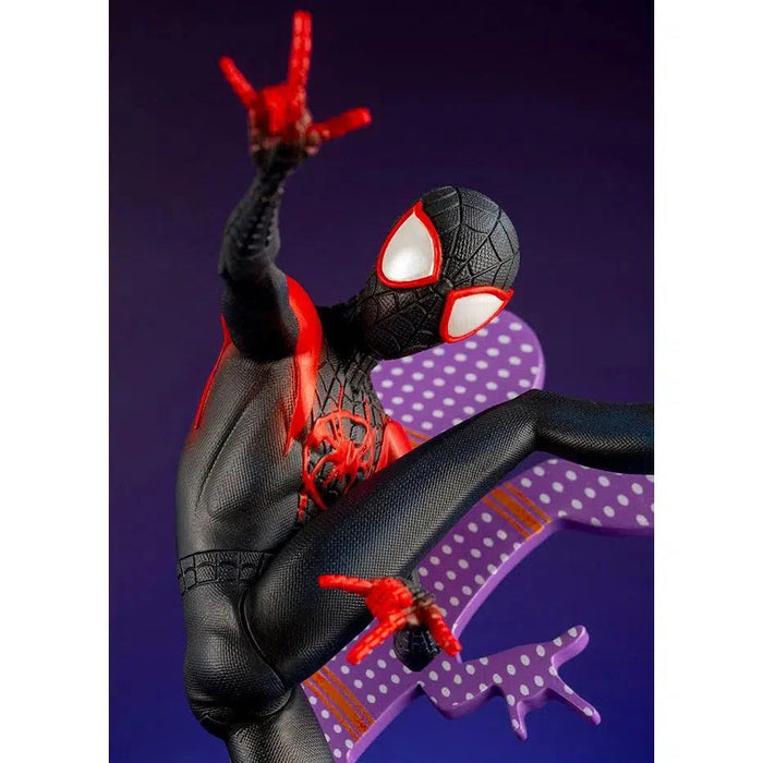 Marvel [Spider-Man Into The Spider-Verse] - Mile Morales Jumping Figure (1:10 Scale) - Kotobukiya - ArtFX+ Series