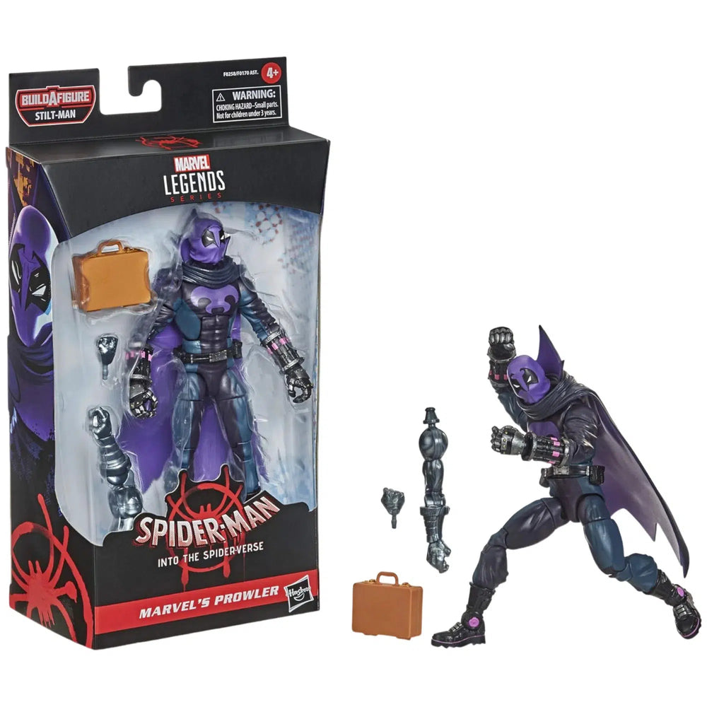 Marvel [Spider-Man: Into the Spider-Verse] - Prowler Action Figure (6") - Hasbro - Legends Series [Build a Figure: Stilt-Man]