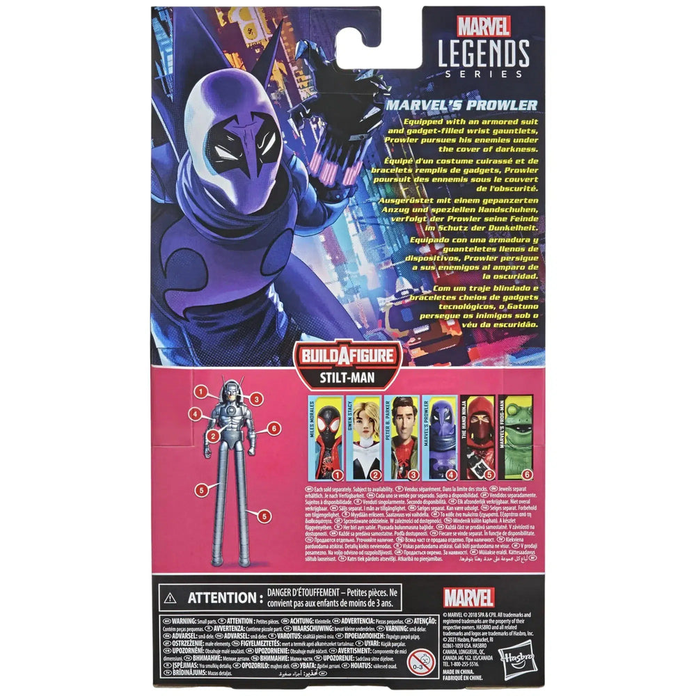 Marvel [Spider-Man: Into the Spider-Verse] - Prowler Action Figure (6") - Hasbro - Legends Series [Build a Figure: Stilt-Man]