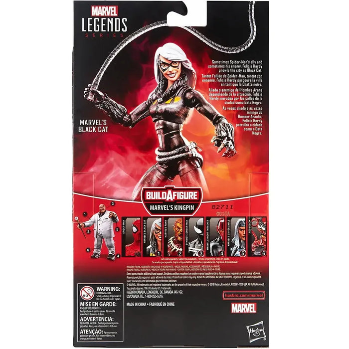 Marvel [Spider-Man] - Marvel's Black Cat Action Figure (6") - Hasbro - Marvel Legends Series [Build a Figure: Marvel's Kingpin]
