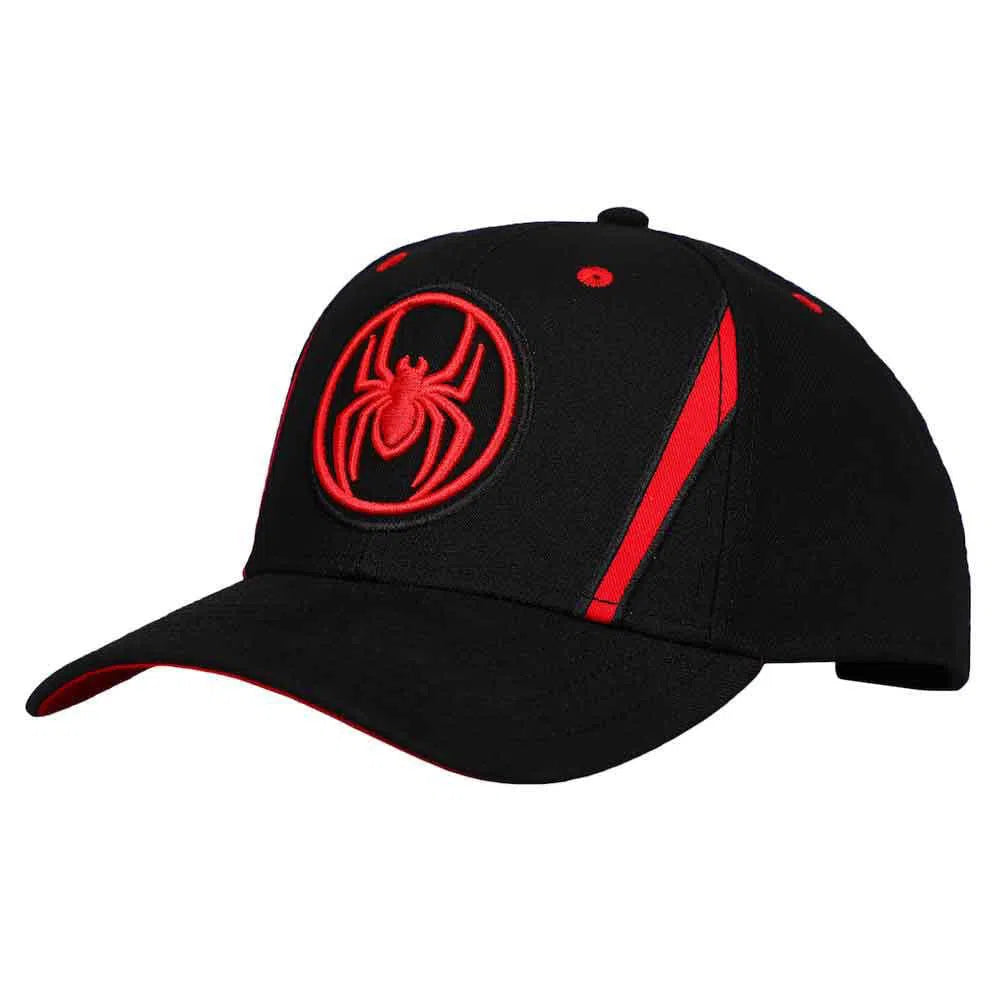 Marvel: Spider-Man - Miles Morales Snapback Hat (Black / Red, Pre-Curved Bill) - Bioworld