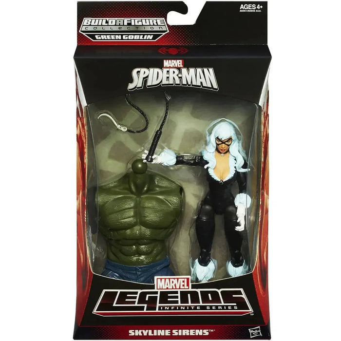 Marvel [Spider-Man] - Skyline Sirens Black Cat Action Figure (6") - Hasbro - Marvel Legends Infinite Series [Build a Figure: Green Goblin]