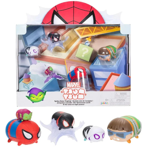 Marvel [Spider-Man] - Spidey-Sense Tingling! Toy Figure Set - Jakks Pacific - Tsum Tsum Series