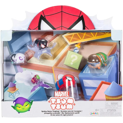 Marvel [Spider-Man] - Spidey-Sense Tingling! Toy Figure Set - Jakks Pacific - Tsum Tsum Series