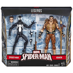 Marvel [Spider-Man] - Symbiote Spider-Man & Kraven the Hunter Action Figure Pack (6") - Hasbro - Legends Series