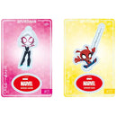 Marvel [Spider-Man] - Various Spider-Man Character Figure/Keychain/Card Booster Pack (Acrylic) - Toy Sapiens - Super Clear Series (5th Edition)