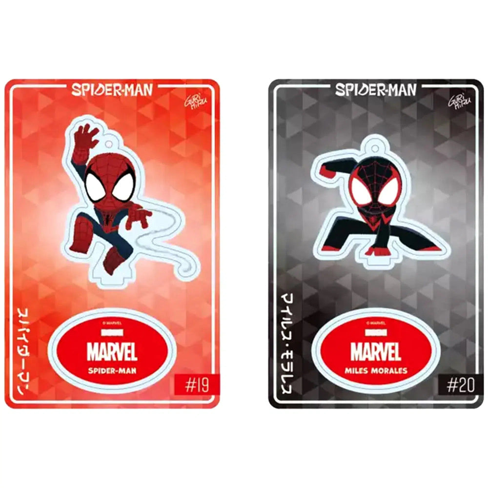 Marvel [Spider-Man] - Various Spider-Man Character Figure/Keychain/Card Booster Pack (Acrylic) - Toy Sapiens - Super Clear Series (5th Edition)