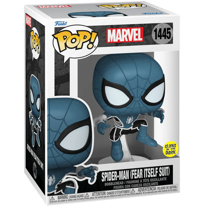 Marvel - Spider-Man (Fear Itself Suit) Bobble-Head Figure (3.75", Glow in the Dark) - Funko - Pop! Series (1445) - (2024)