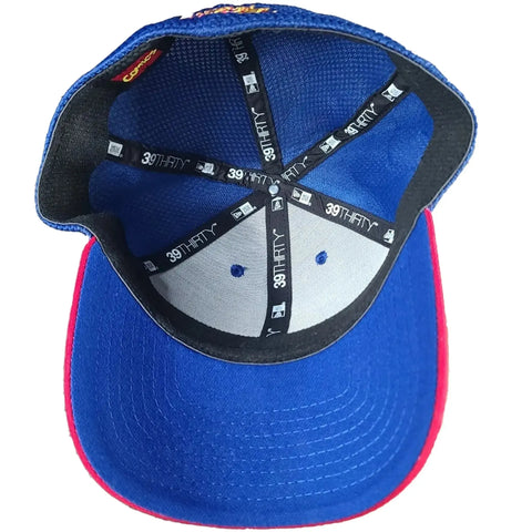 Marvel Studios - Captain Marvel Movie Neo 39THIRTY Flexfit Hat (Royal Red & Blue, M/L) - New Era - Image 3