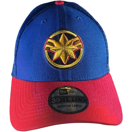 Marvel Studios - Captain Marvel Movie Neo 39THIRTY Flexfit Hat (Royal Red & Blue, M/L) - New Era