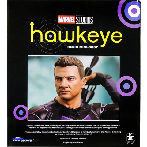 Marvel Studios - Hawkeye Resin Mini-Bust Statue Figure (6