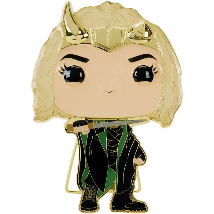Marvel Studios [Loki] - Sylvie with Cape Pin Badge (Glows in the Dark, Enamel) - Funko - Pop! Pin Series (41)