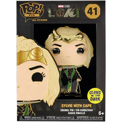Marvel Studios [Loki] - Sylvie with Cape Pin Badge (Glows in the Dark, Enamel) - Funko - Pop! Pin Series (41)
