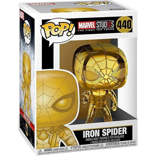 Marvel Studios: The First Ten Years - Gold Iron Spider Bobble-Head Figure - Funko - Pop! Series (440)